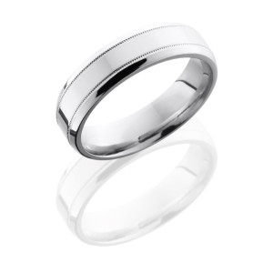 Lashbrook CC6B2.5MIL(NS) Polish Cobalt Chrome Wedding Ring or Band
