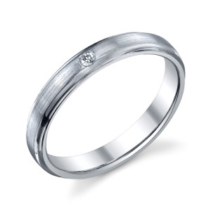 241308 Christian Bauer 18 Karat Diamond Wedding Ring / Band