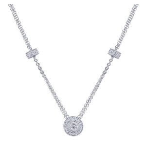 Gabriel Fashion 14 Karat Victorian Necklace NK2180W44JJ