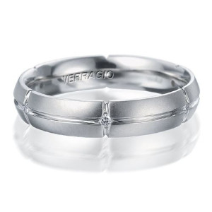 Verragio Platinum Diamond Wedding Band VWD-5906