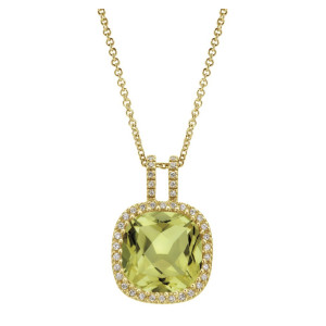 Gabriel Fashion 14 Karat Lusso Color Necklace NK1323Y44LQ