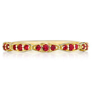 Tacori 46-2RY 18 Karat Sculpted Crescent Wedding Ring