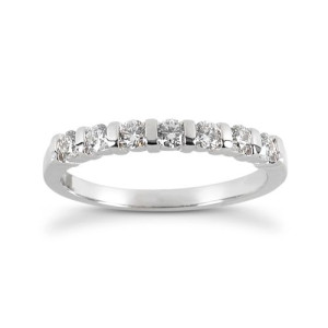 Diamond Five Stone Band Platinum Taryn Collection TQD B-692-5