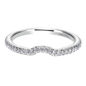 Gabriel 14 Karat Contemporary Wedding Band WB6970W44JJ