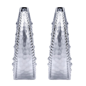 Gabriel Fashion Silver Huggies Huggie Earrings EG11540SVJJJ