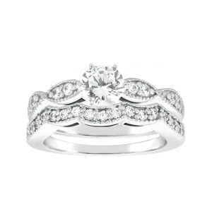 Taryn Collection 18 Karat Diamond Engagement Ring TQD A-5804