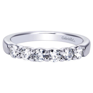 Gabriel 14 Karat Contemporary Wedding Band WB7848W44JJ