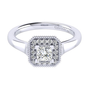 Gabriel 14 Karat Perfect Match Engagement Ring ER009A2ALW44JJ