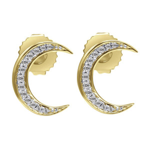 Gabriel Fashion 14 Karat Trends Stud Earrings EG12446Y45JJ