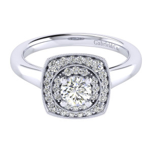 Gabriel 14 Karat Perfect Match Engagement Ring ER009A2AFW44JJ