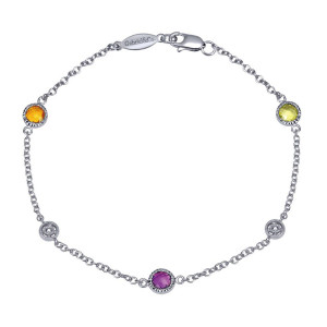 Gabriel Fashion Silver Trends Chain Bracelet TB3150SVJMC