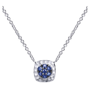 Gabriel Fashion Silver Organic Chain Necklace NK4650SVJSA