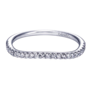 Gabriel 14 Karat Contemporary Wedding Band WB6964W44JJ