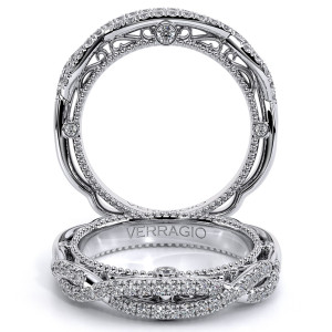 Verragio Venetian-5051W Platinum Wedding Ring / Band