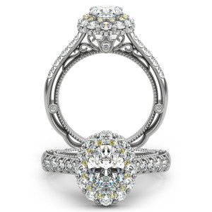 Verragio Venetian-5080OV 14 Karat Engagement Ring