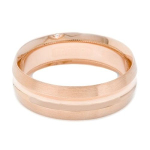 Tacori 737RS 18 Karat Crescent Wedding Band