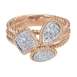 Gabriel Fashion 14 Karat Hampton Diamond Ladies' Ring LR5816K44JJ