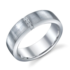244593 Christian Bauer 18 Karat Diamond Wedding Ring / Band