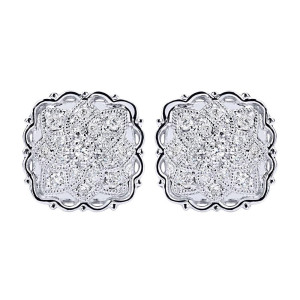 Gabriel Fashion Silver Mediterranean Stud Earrings EG11818SVJWS