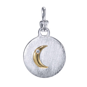 Gabriel Fashion Silver / 18 Karat Two-Tone Treasure Chests Charm Pendant PT933MY5JJ