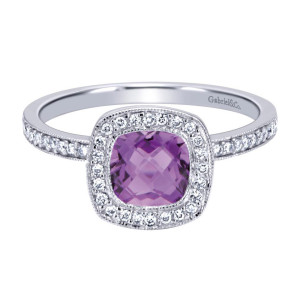 Gabriel Fashion 14 Karat Stackable Stackable Ladies' Ring LR4734W44AM