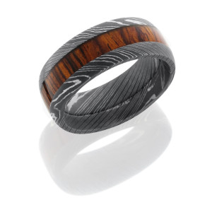 Lashbrook DHW9D14/NATCOCO ACID Hard Wood Wedding Ring or Band