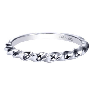 Gabriel 14 Karat Contemporary Wedding Band WB8882W4JJJ