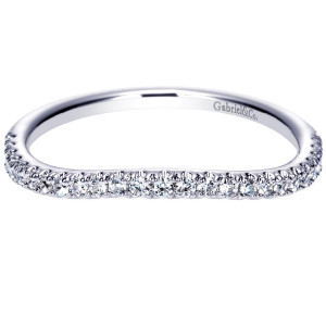 Gabriel 14 Karat Contemporary Wedding Band WB8734W44JJ