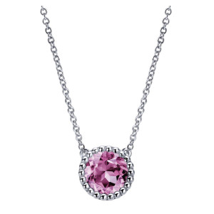 Gabriel Fashion Silver Celestial Necklace NK4277SVJPA