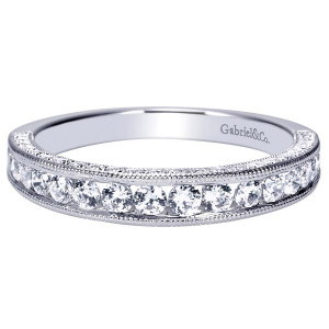 Gabriel 14 Karat Victorian Wedding Band WB8747W44JJ