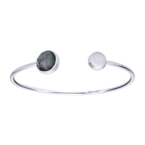 Gabriel Fashion Silver Byblos Cuff Bracelet BG3559SVJXB