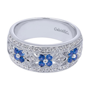 Gabriel Fashion 14 Karat Victorian Ladies' Ring LR4817W44SA