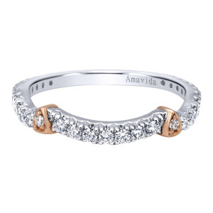 Gabriel 18 Karat Contemporary Wedding Band WB11972R6T83JJ