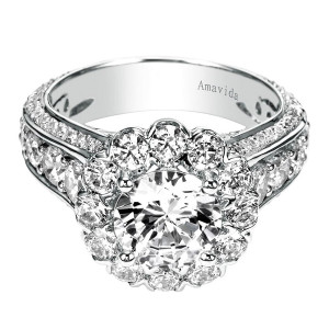 Gabriel 18 Karat Contemporary Engagement Ring ER8321W83JJ