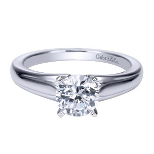 Gabriel 14 Karat Contemporary Engagement Ring ER8075W4JJJ