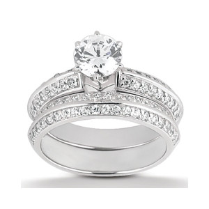 Taryn Collection 18 Karat Diamond Engagement Ring TQD A-3921