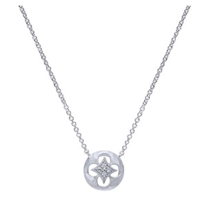 Gabriel Fashion Silver Byblos Necklace NK4493SV5JJ