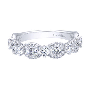 Gabriel Fashion 14 Karat Stackable Ladies' Ring LR6316W44JJ