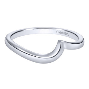 Gabriel 14 Karat Contemporary Wedding Band WB10764W4JJJ