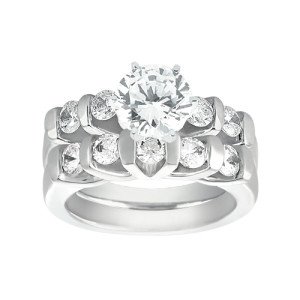 Taryn Collection Platinum Diamond Engagement Ring TQD A-292