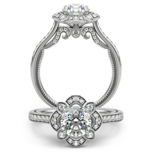 Verragio Insignia-7094R Platinum Engagement Ring