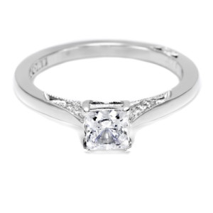 Tacori Dantela Platinum Engagement Ring 2638PR45