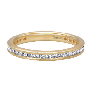 Gabriel Fashion 14 Karat Stackable Stackable Ladies' Ring LR4833Y44JJ