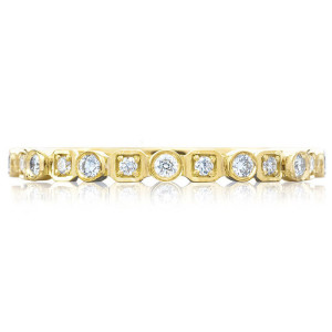 Tacori 201-2Y 18 Karat Sculpted Crescent Wedding Ring