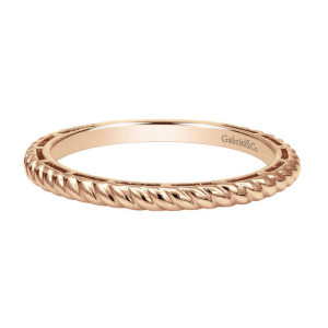 Gabriel Fashion 14 Karat Stackable Stackable Ladies' Ring LR4582K4JJJ