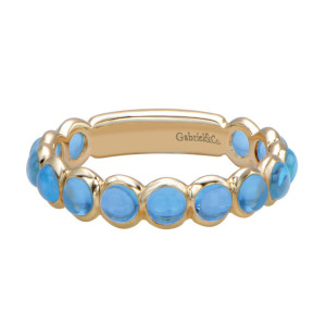 Gabriel Fashion 14 Karat Stackable Ladies' Ring LR4913Y4JBT