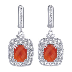 Gabriel Fashion Silver Mediterranean Drop Earrings EG11201SVJXR