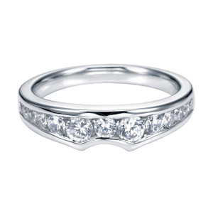Gabriel 14 Karat Contemporary Wedding Band WB5534W44JJ
