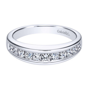 Gabriel 14 Karat Contemporary Wedding Band WB1736W44JJ