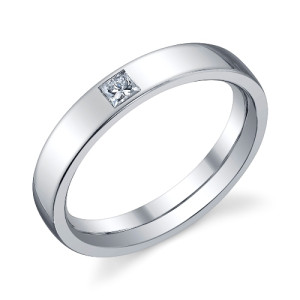 240810 Christian Bauer 14 Karat Diamond Wedding Ring / Band